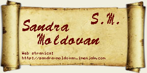 Sandra Moldovan vizit kartica